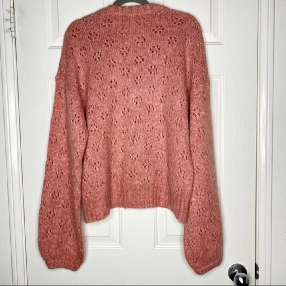 Joie Revolve Lihui Wool Alpaca Sweater in Tulip NWT